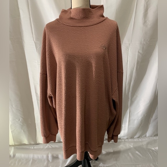 New balance dusty rose heatloft waffle tunic top size XL - Picture 1 of 9